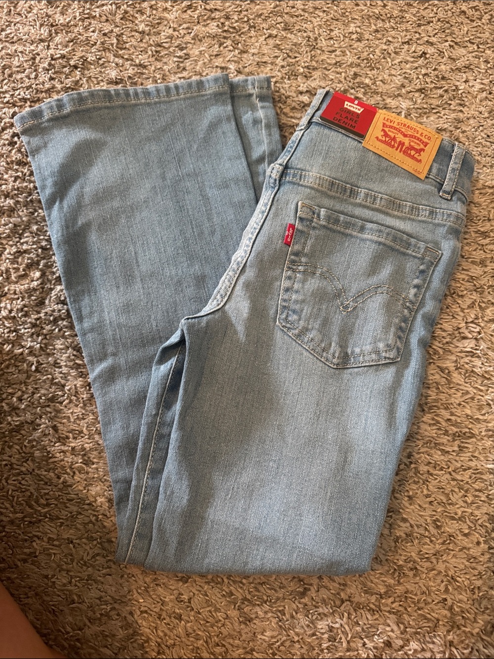 Levi's Light Blue Flare Jeans